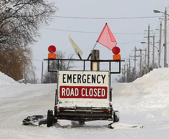 Arctic Air and Major Road Closures Challenge Wednesday Commuters