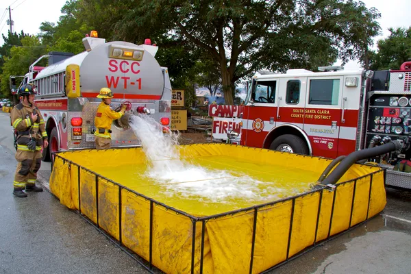 Multiple Departments Contain Columbus-Area Structure Fire as Limited Water Supply Forces Tanker Shuttle Operations